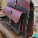 Grain-Leather briefcase