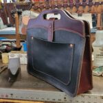 Grain-Leather briefcase