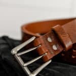 Buffalo Leather Belt-handmade